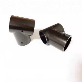 农用植保无人机脚架20度斜三通 20/ 25/30mm CNC铝合金连接配件