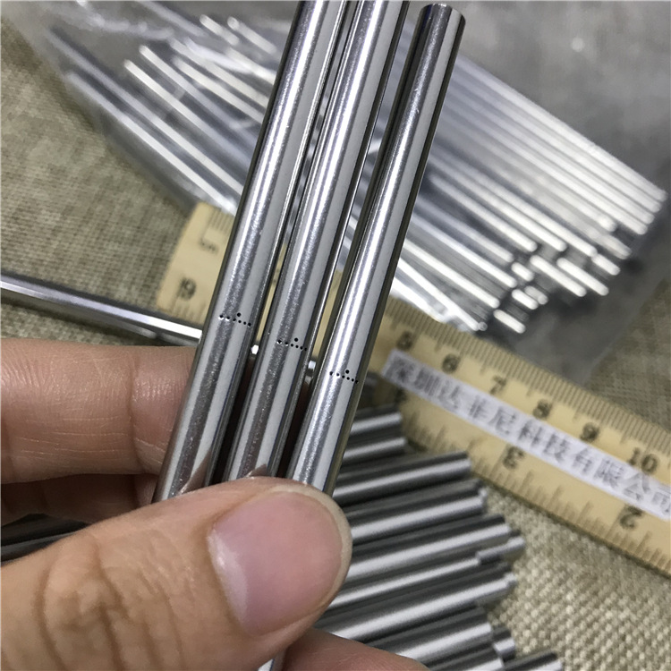 304不锈钢无缝管 专业激光打孔 切割槽口 精密金属毛细圆管材加工