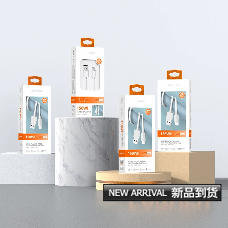 Подходит для смартфона Apple Android Huawei Xiaomi Провод для быстрой зарядки Провод для зарядки Type-C Плоский рот Широкий рот Провод