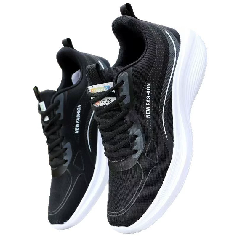 Sports summer silk breathable casual footwear for leisure, universal trend sports shoes, soft sole