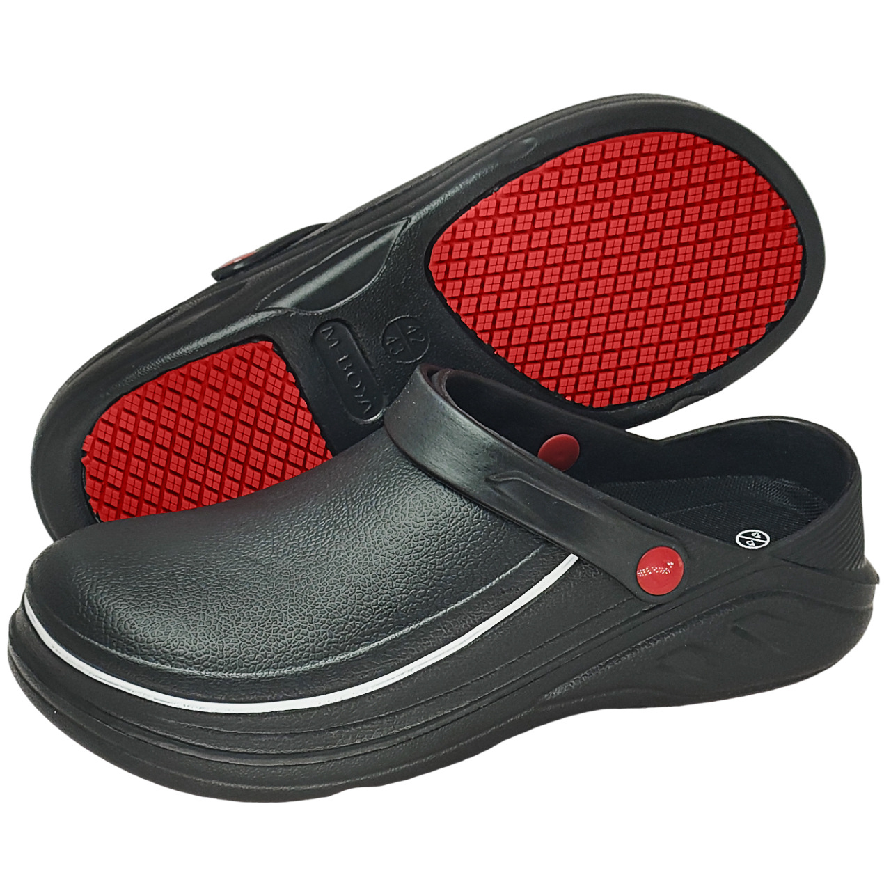 跨境大码防滑厨师鞋雨鞋 餐厅工作劳保鞋酒店防水防油防滑鞋批发