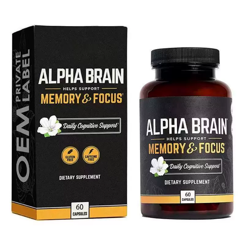 Популярная капсула Alpha Brain от TK, мозговая капсула, прямые продажи завода