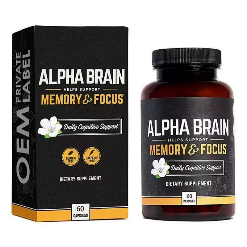 Популярная капсула Alpha Brain от TK, мозговая капсула, прямые продажи завода