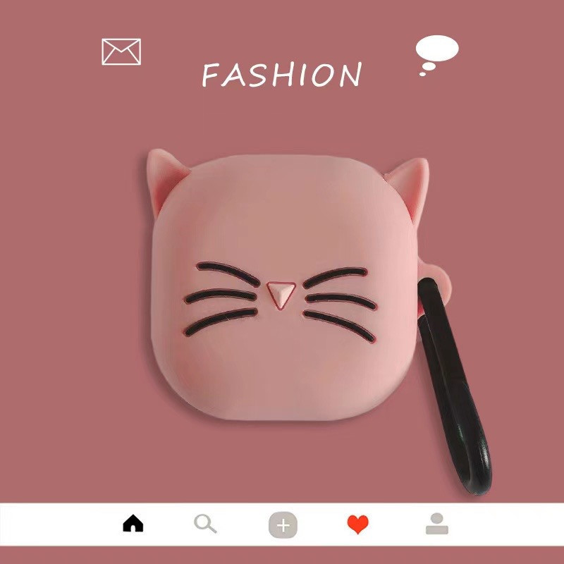 For cartoon cat for Samsung Galaxy buds live/Pro wireless Bluetooth silicone case