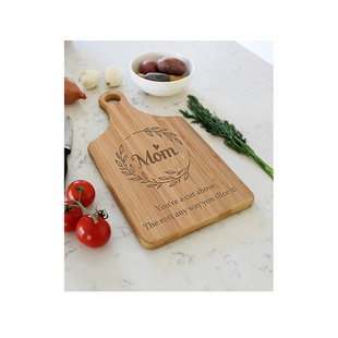 Customized Bamboo Cutting Board Pizza Board Steak Wooden Plate Chopping Board Fruit Chopping Board Western Pastry Dessert Tray Pizza Tray
