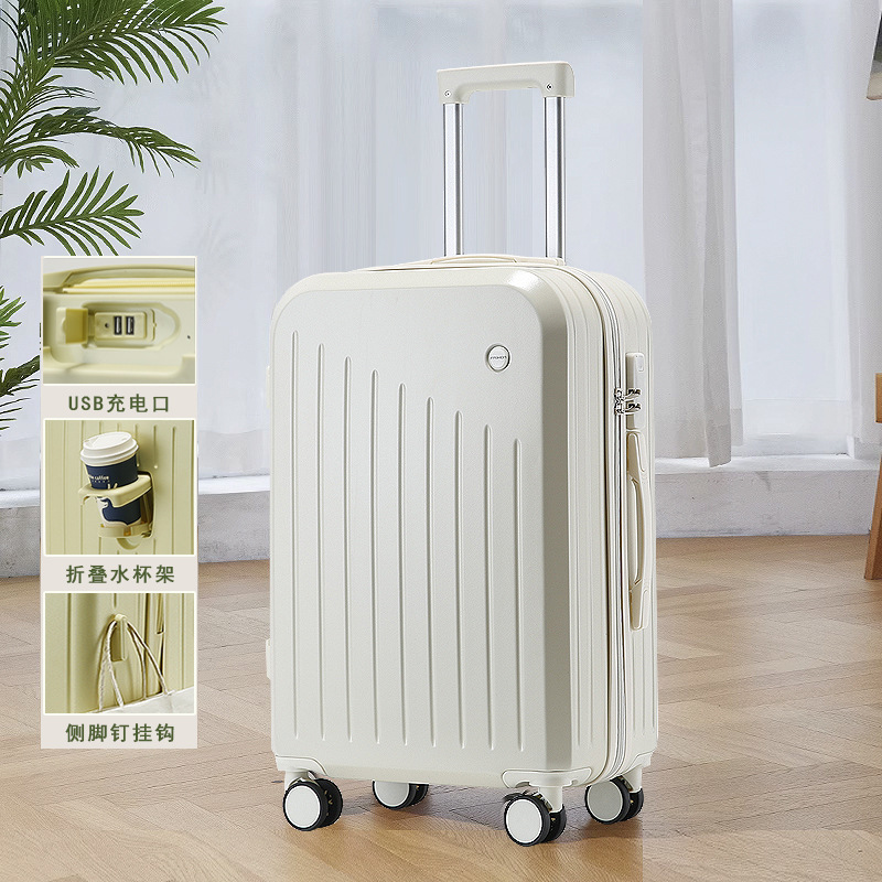 Equipaje 20-inch trolley case hembra estilo coreano equipaje pequeño embarque fresco caja de equipaje multifuncional contraseña caso masculino