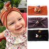 DZ ins Europe and America Halloween Hairdressing children Pumpkin Headband Webbing bow Jinsirong Hair hoop baby Hair band