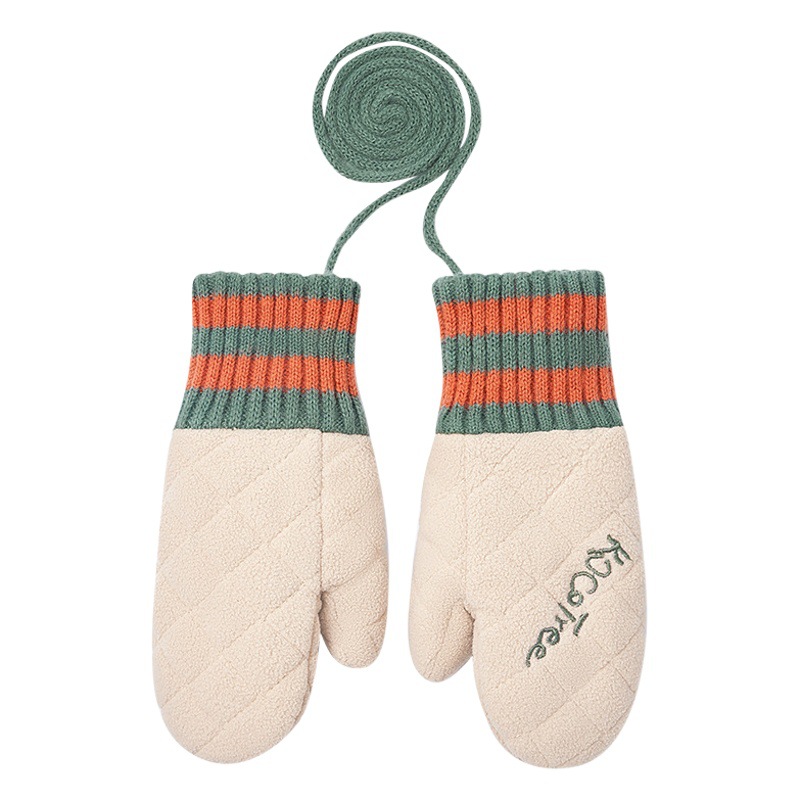 KK Árbol de Los Niños guantes invierno Niñas estudiantes La Escuela Primaria dedo especial bebé caliente engrosada clase Un antiestático