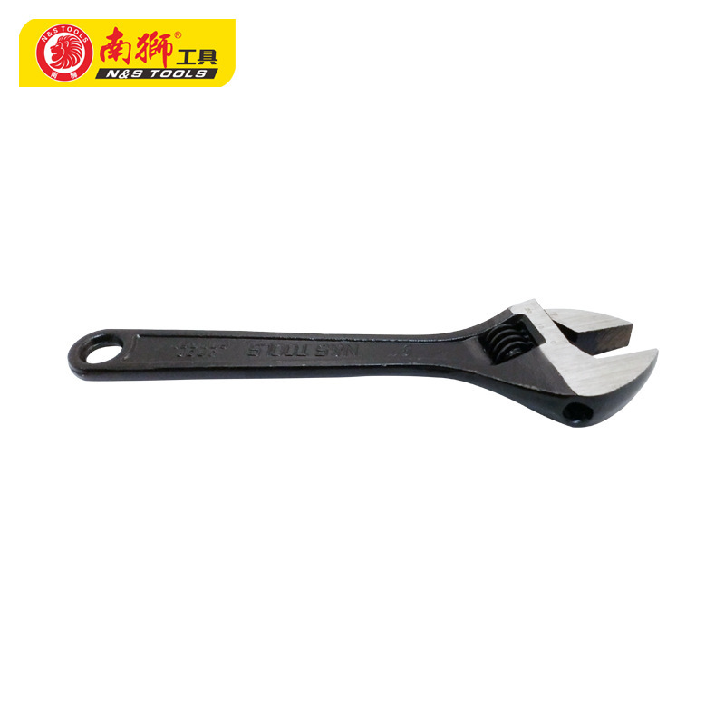 南狮带刻度发黑活动扳手 扳手工具 6-24寸活动扳手