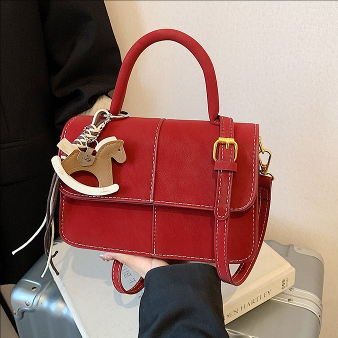 Bolso retro mate 2026 nuevo nicho Zhong viaje bolso de hombro bolso de mochila universal bolso de moda empalmado bolso