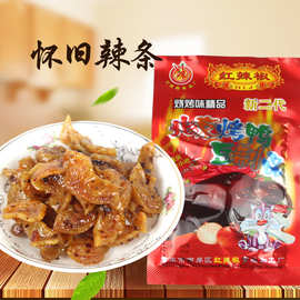 红辣椒北京烤鸭 18g豆制品 辣条 批发零食 一件代发整件600包怀旧