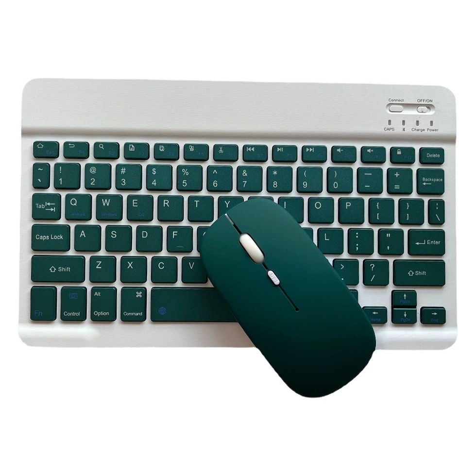 Bluetooth-клавиатура подходит для iPad Apple Huawei, планшета, мобильного телефона, беспроводной клавиатуры, зарядки, набора мыши