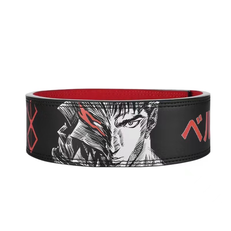 Cinturón de fitness Sentadilla de peso duro de piel de vaca cinturón de hombre pesado con hebilla de palanca cinturón de fitness de piel de vaca SBDYELANG