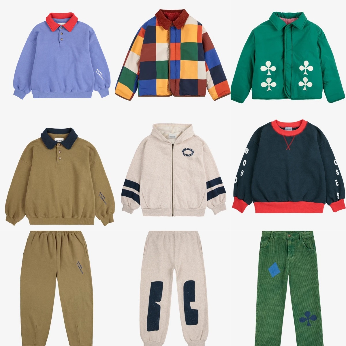 儿童套装 ins风2025秋冬bc厚套装棉衣系列