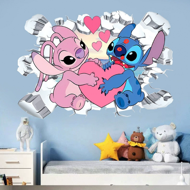 Пригранично через стену милый Стили Энджи Любовь Серия Общежитие спальня комната водонепроницаемая настенная наклейка постер