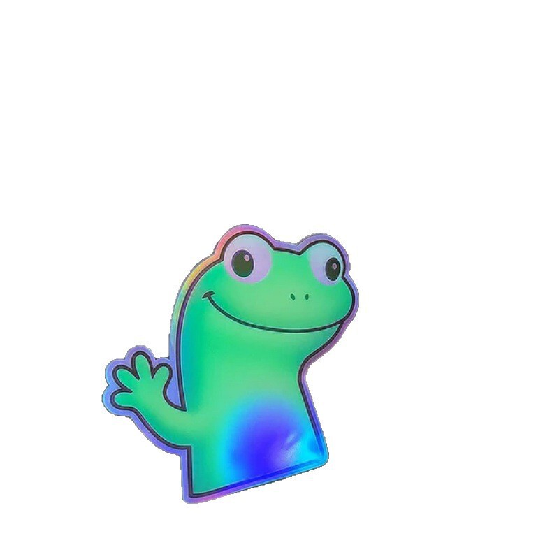 跨境新品 Colorful lizard stickers 彩色蜥蜴贴纸防水装饰贴纸|undefined