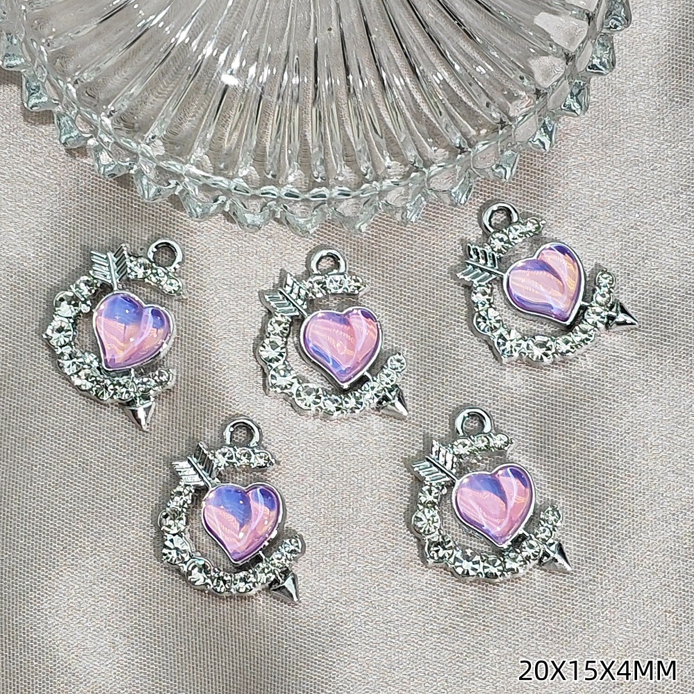 Exquisitos accesorios de joyería colgante de diamante de alta protección ultravioleta al por mayor collar DIY artesanal colgante de materiales de ropa de pulsera