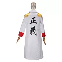 One Piece COS генерал-лейтенант флота COS Луффи дедушка накидка полный комплект Аниме Косплей Костюм