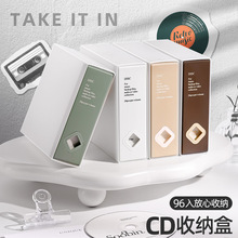 SINGBA卡册CD唱片光盘收纳盒简约爱豆专辑小卡照片碟片DVD收藏册