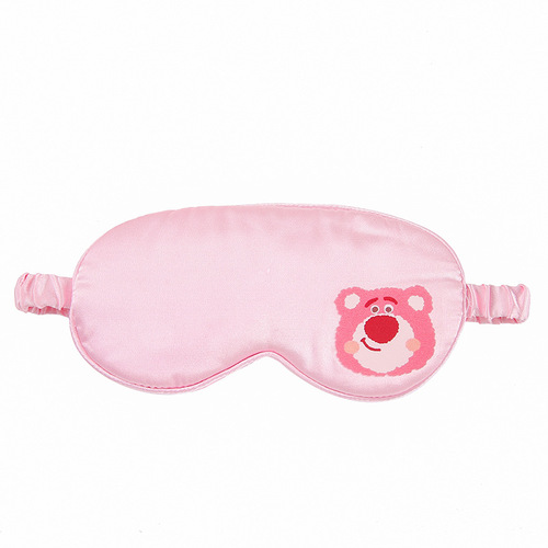 Cross-border cute cartoon sleeping eye mask, silk star Daitre bear adult and children universal eye mask