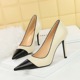 1198-3 Retro Fashion Simple Colored Pointed High Heels Women's Shoes Slim Heels Shallow Mouth Pointed High Heels Single Shoes