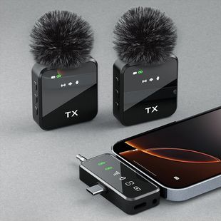 New Cross-Mirror Private Model Digital Display Three-In-One Wireless Lavalier Radio Noise Reduction Mobile Phone Camera Computer Dedicated Live Broadcast