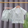 Summer pijama for boys for leisure, with short sleeve, Korean style