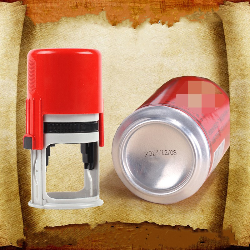 手动速干油墨三排高清生产日期包装袋点状字罐头瓶喷码机混批包邮