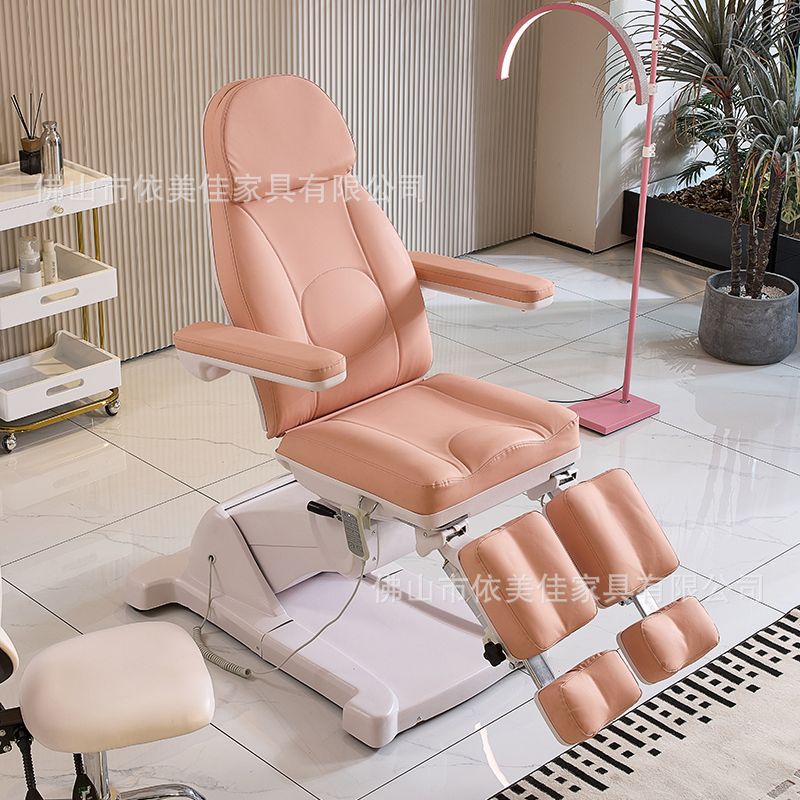 Cama de belleza elevadora eléctrica multifuncional para salón de belleza micro plástico tatuaje tienda de tatuaje silla de bordado especial de belleza cuerpo rotatoria