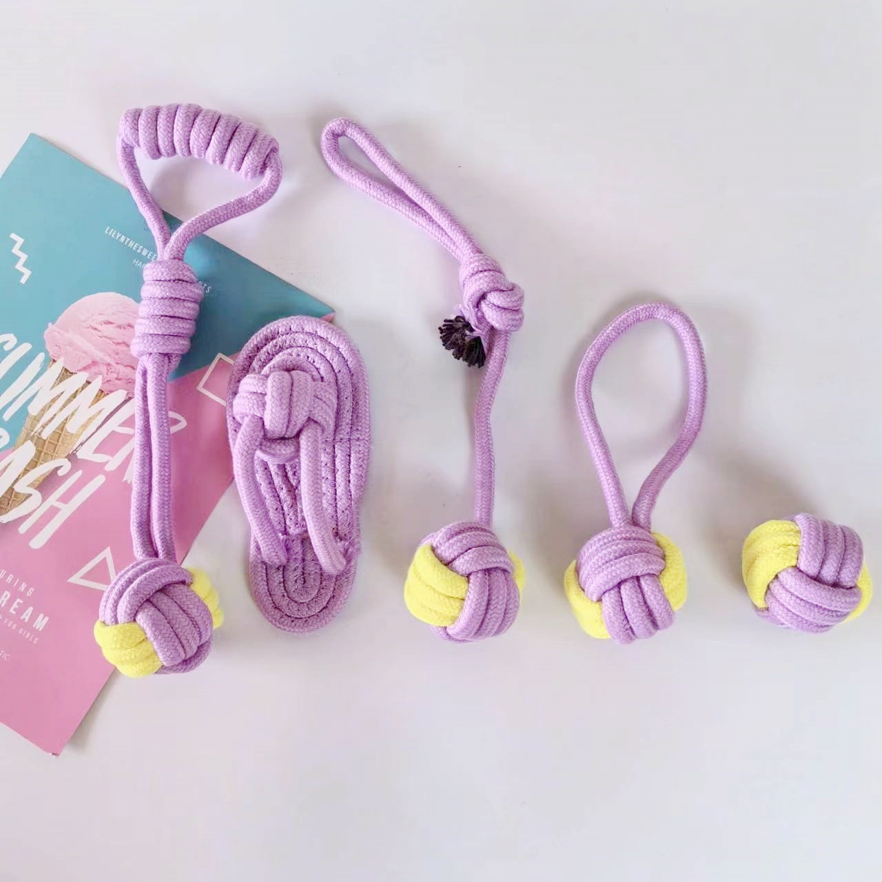 Temu se especializa en juguetes de cuerda de algodón para mascotas