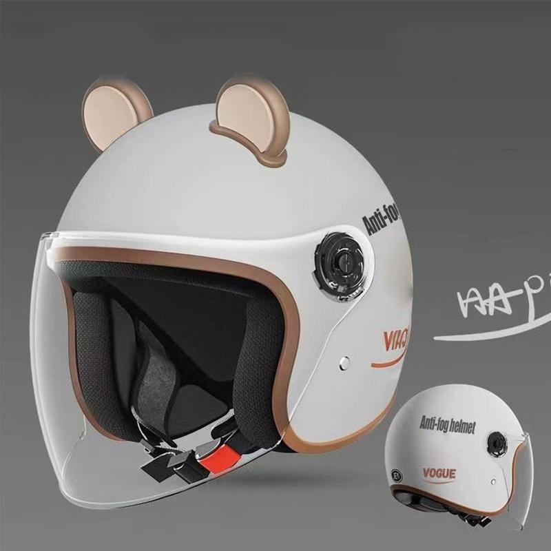 Electric Car Helmet Cat Ears Universal Decoration Accessories Set