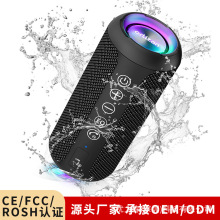 X10新品无线蓝牙音箱户外防水TWS重低音炮便携式炫彩蓝牙音响跨境
