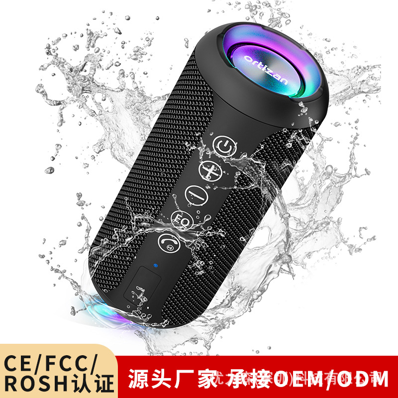 X10 New Wireless Bluetooth Speaker Outdoor Waterproof TWS Heavy Subwoofer Portable Colorful Bluetooth Audio Cross Border