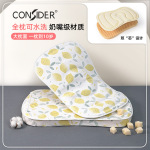 A类硅胶婴儿定型枕0-6月防偏头 枕芯可水洗纯棉新生儿枕头