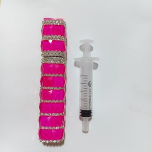 Cross-Border Diamond-Encrusted Perfume Bottle, Portable Rhinestone Perfume Bottle, Empty Bottle, Portable High-End Fine Mist Spray Bottle Wholesale