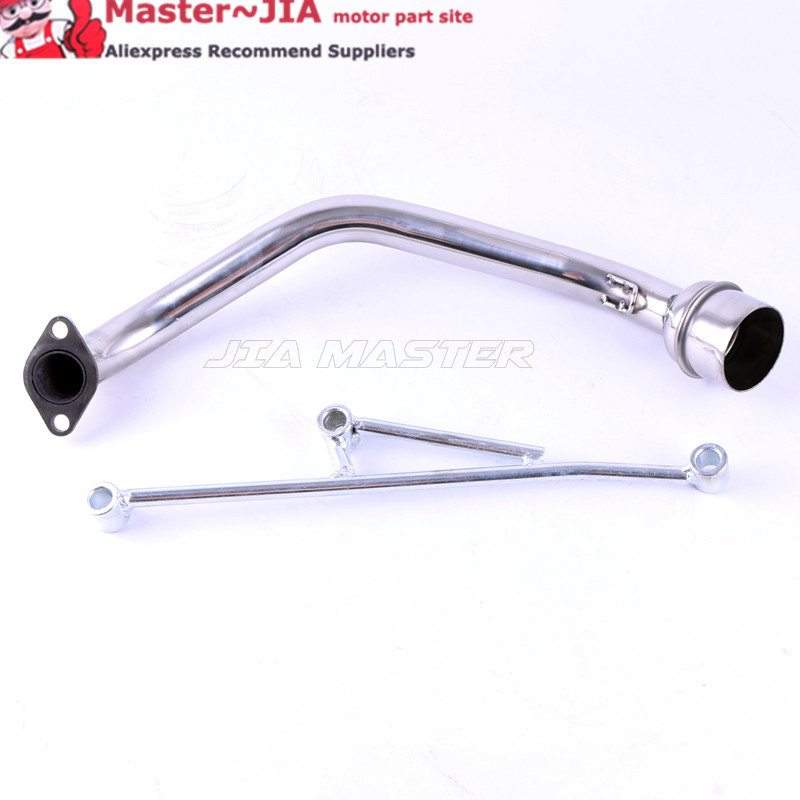 Gy6 125Cc 150Cc Motorcycle Modified Scooter Muffler Exhaust Accessories 157Qmj 152Qmi