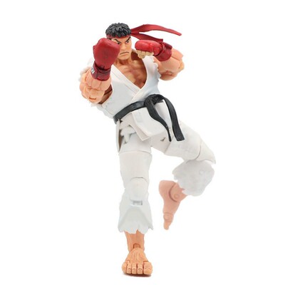 Играйте в классическую версию Shangying NECA Street Fighter, персонаж белого дракона, 7-дюймовая фигурка, модель куклы, коллекция украшений