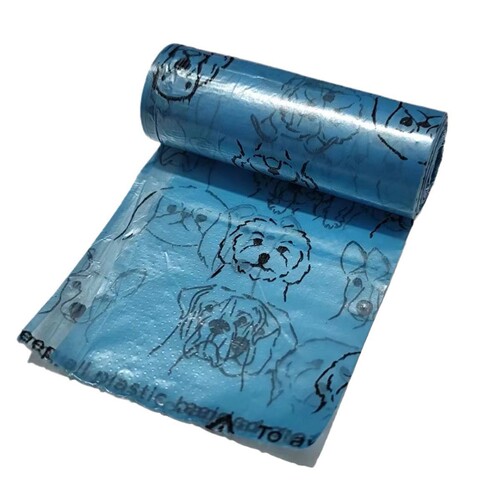 Wholesale factory supply cross-border Amazon pet waste bags disposable printed dog pick-up bags