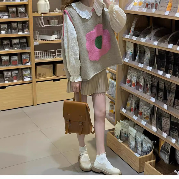 Fresh autumn vest sleevless