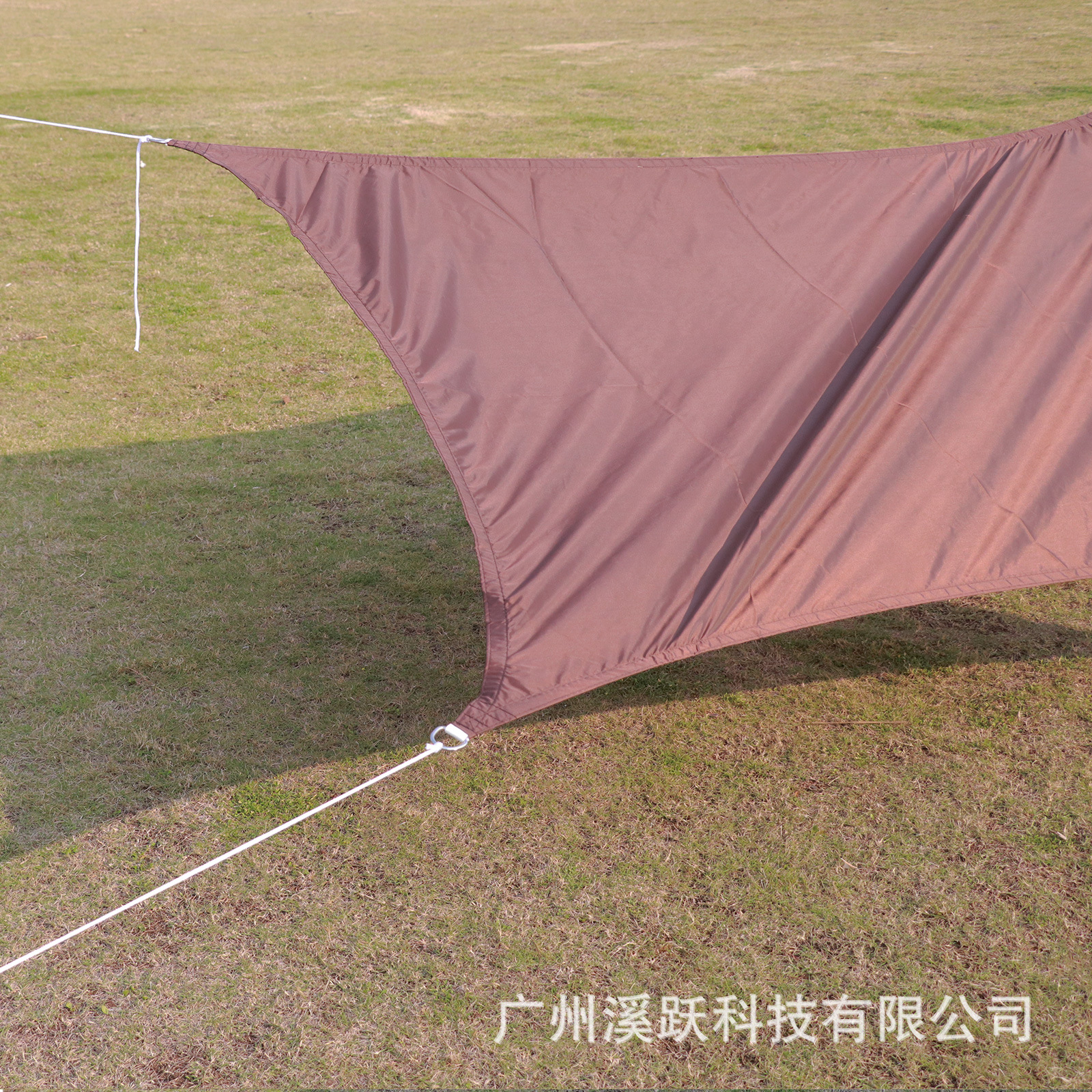 Four-Corner Waterproof Sunshade Sail Polyester Waterproof Sun Protection Uv-Resistant Shade Cloth Sunshade Net for Courtyard Outdoor Villa