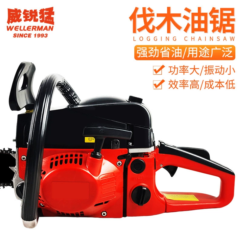 Weirui Meng 5806 мощная бензиновая пила направляющая пластина из титанового сплава мощная режущая пила наружная оригинальная лесозаготовительная машина на заказ