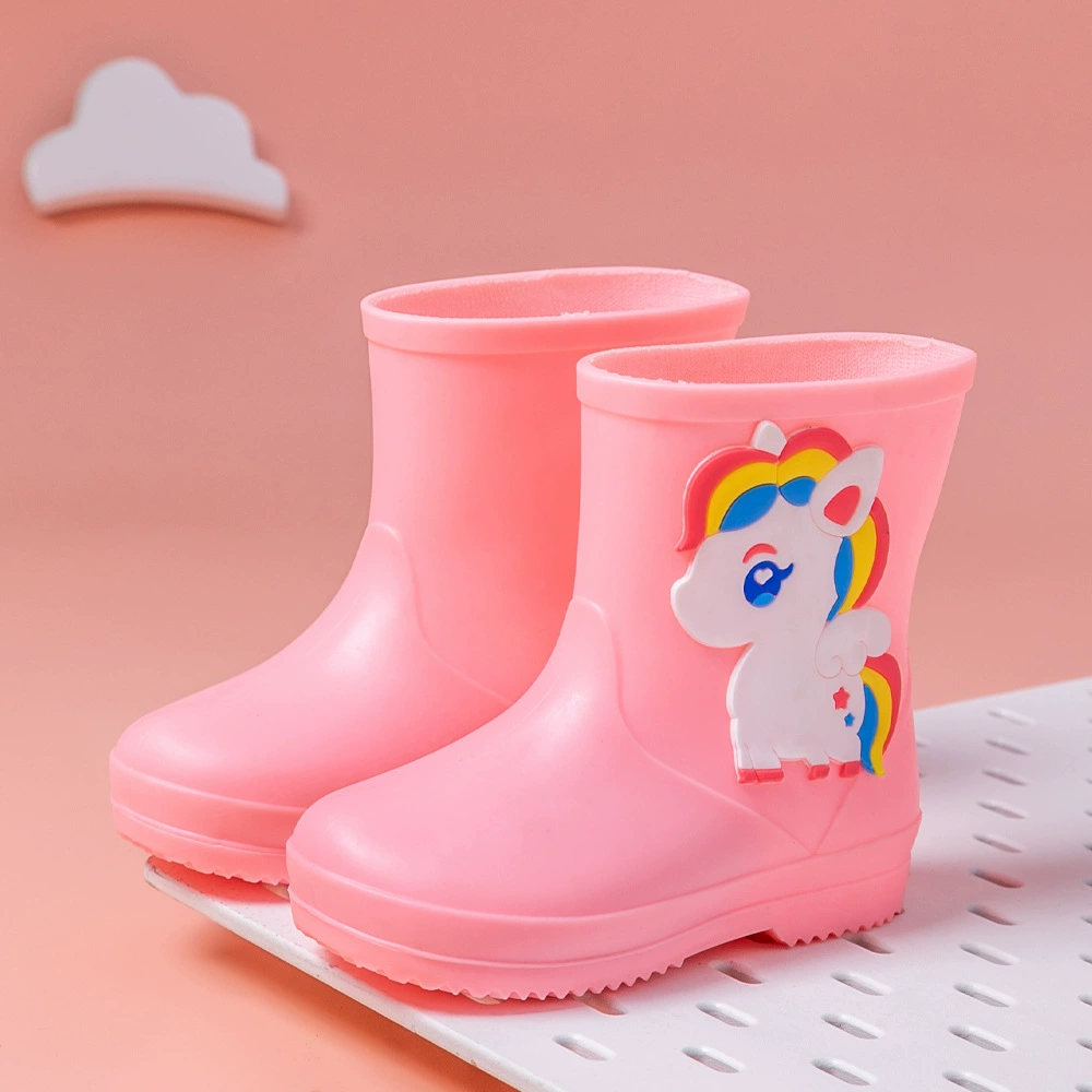 Детские дождевые сапоги милые школьники маленькие детские дождевые сапоги детские резиновые сапоги мультяшные водяные ботинки для малышей 1-7 лет водонепроницаемые и нескользящие