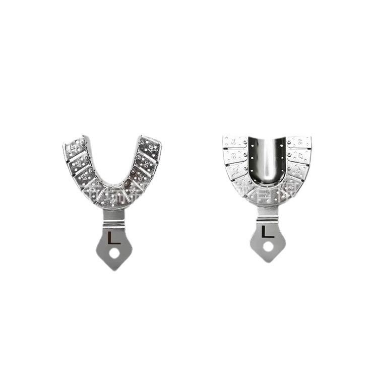 Implante dental soporte dental de acero inoxidable bandeja de impresión desmontable desinfección a alta temperatura gran, mediano y pequeño