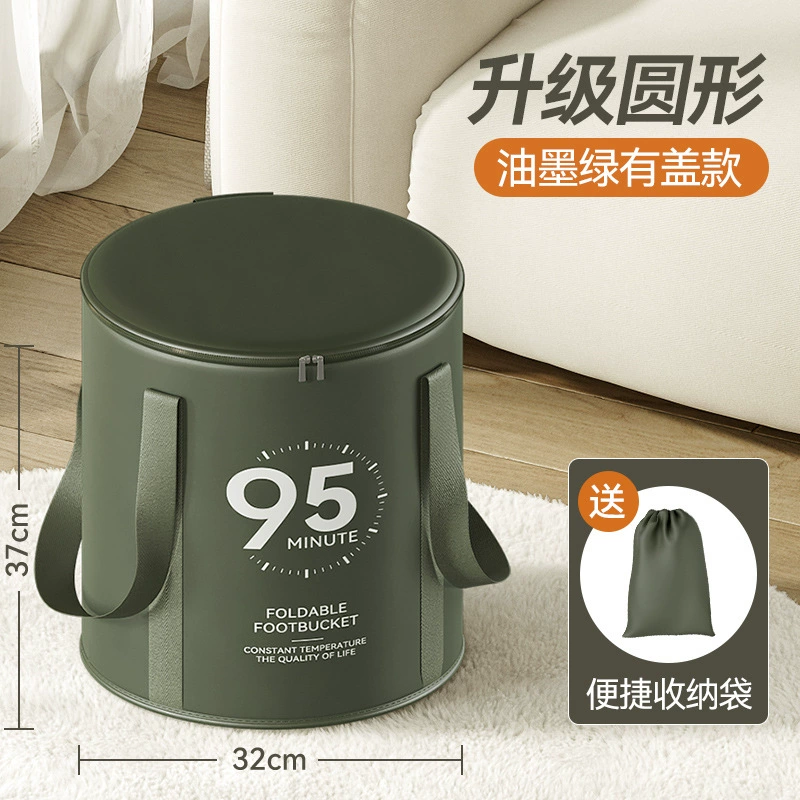Foldable Handheld Thermos, Portable Home Use, Keeps Constant Temperature, Compact