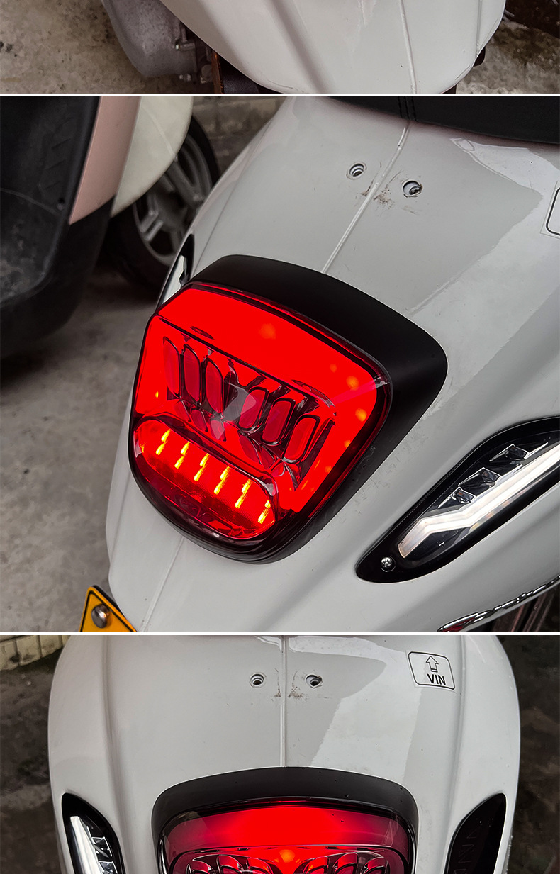 Applicable to Vespa Sprint 50125 150 Sprint Modified LED Front and Rear Turn Lights Tail Lights for Export