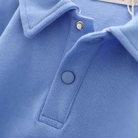 男童卫衣春秋衬衫新款儿童T恤翻领POLO衫中大童长袖洋气打底衫棉