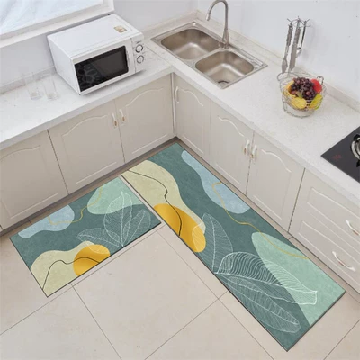 Avtomobil döşəmə paspasları: Water-Absorbent and Oil-Proof Cartoon Kitchen - spring-40x-60cm-one-piece