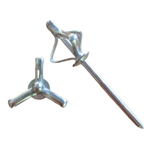 Gude lantern type all-aluminum round head blind rivets with three-prong folding structure rivets. Take samples for direct sale from the manufacturer.