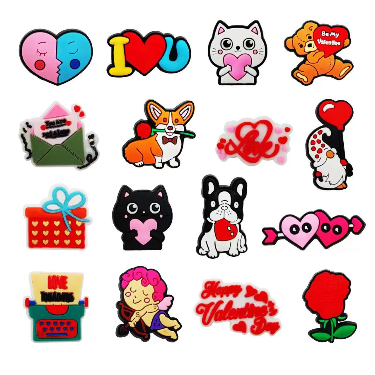 Трансграничная эксклюзивная новая серия обуви на День Святого Валентина обувь с цветочными отверстиями обувь Цветочная обувь с пряжкой аксессуары для обуви