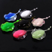 飘摇鱼沉水软饵鳐鱼路亚饵9cm/14g软虫假饵UV夜光仿生鱼饵4条装